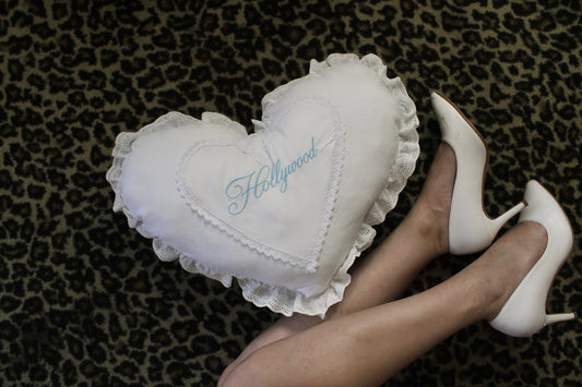 Hollywood Love Letters Pillow