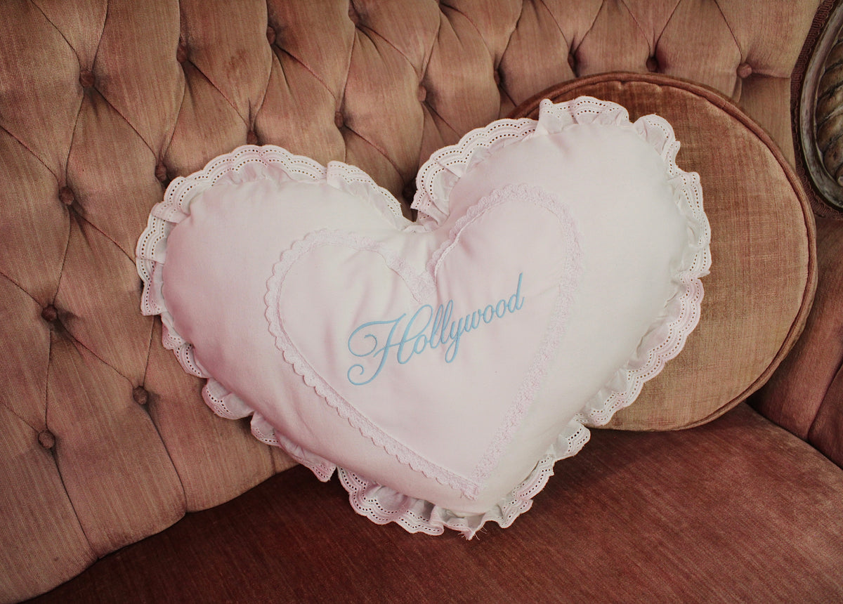 Hollywood Love Letters Pillow